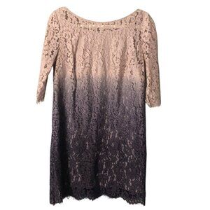 ROBERT RODRIGUEZ for Neiman Marcus Lace Ombre Sheath Dress